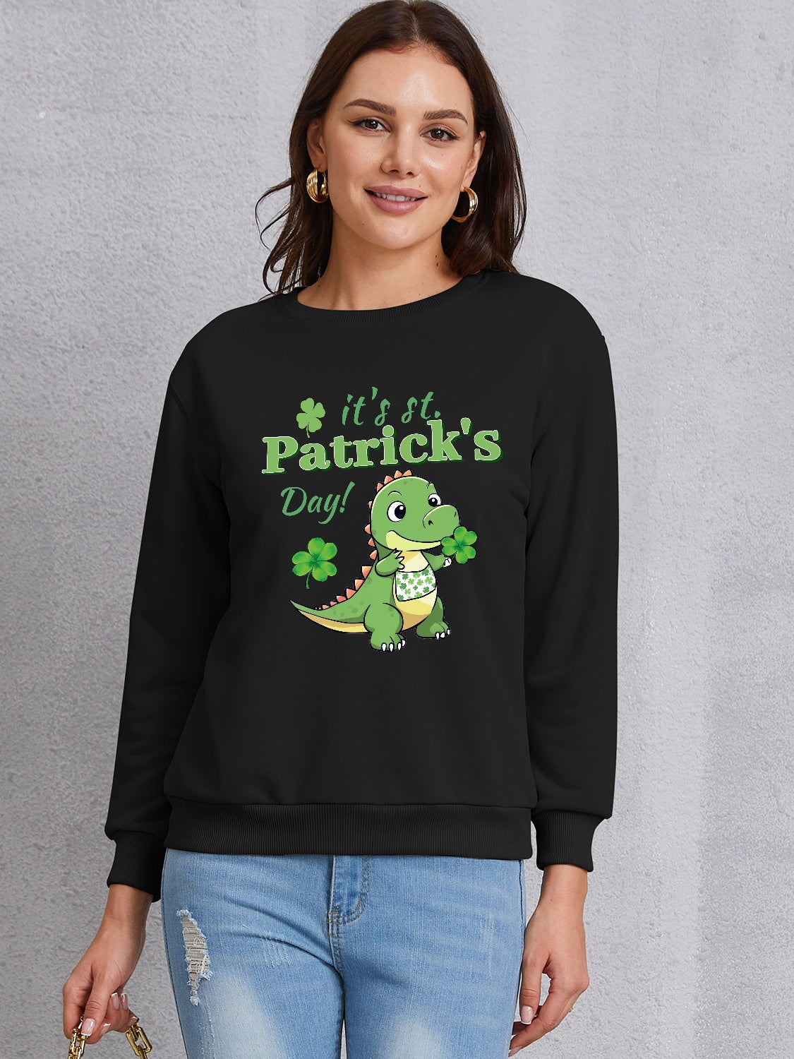 ES ST. Sudadera gráfica del DÍA DE PATRICK