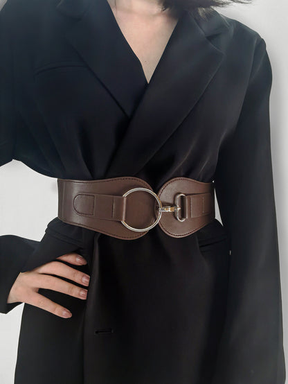 PU Elastic Wide Belt -