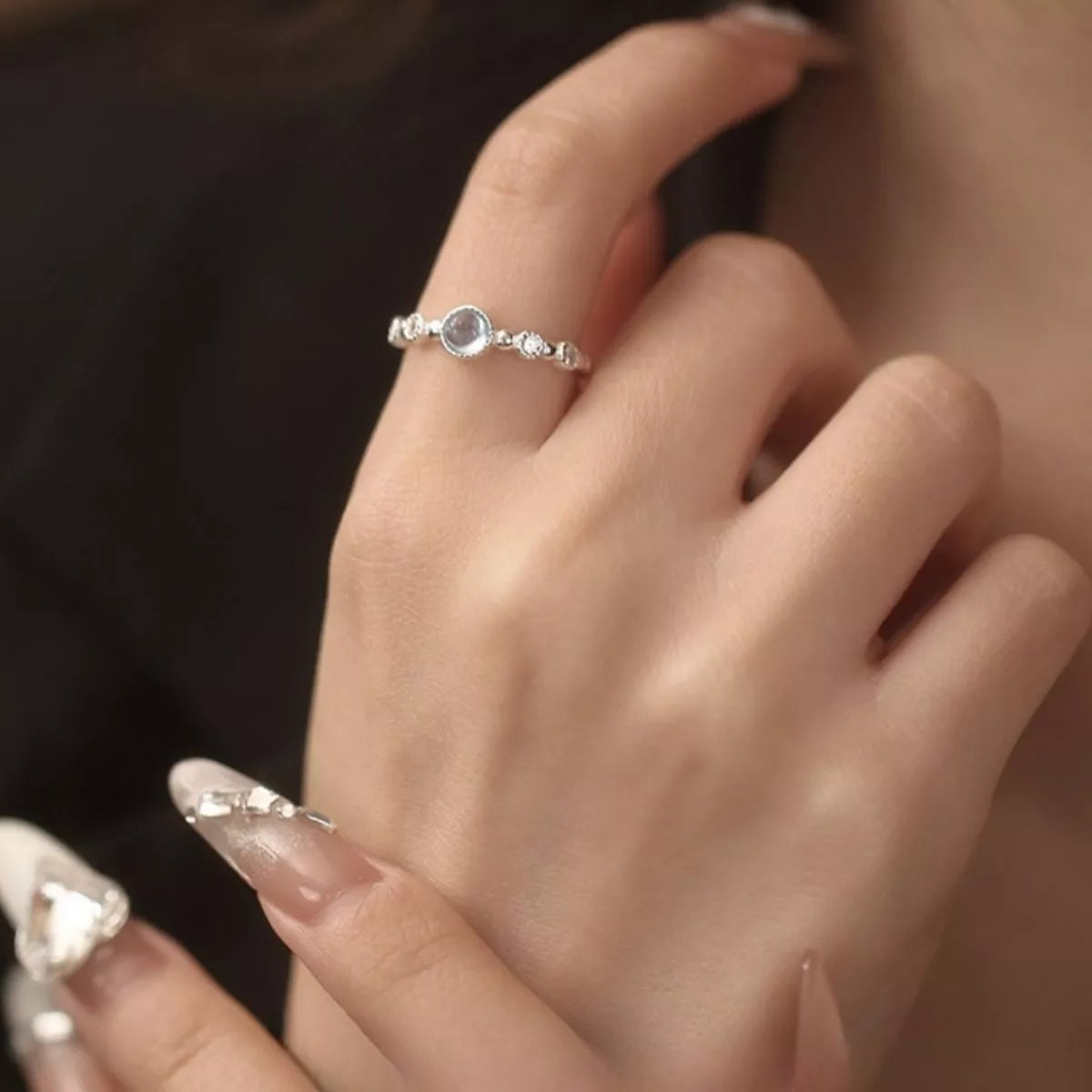 Sterling Silver Open Ring -