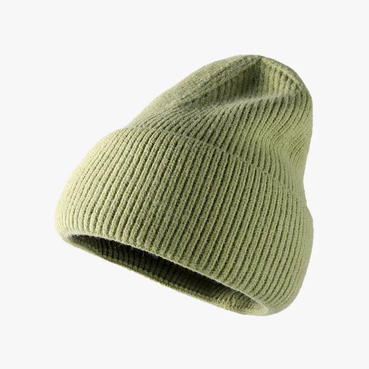 Thermal Solid Knit Hat - Matcha Green One Size