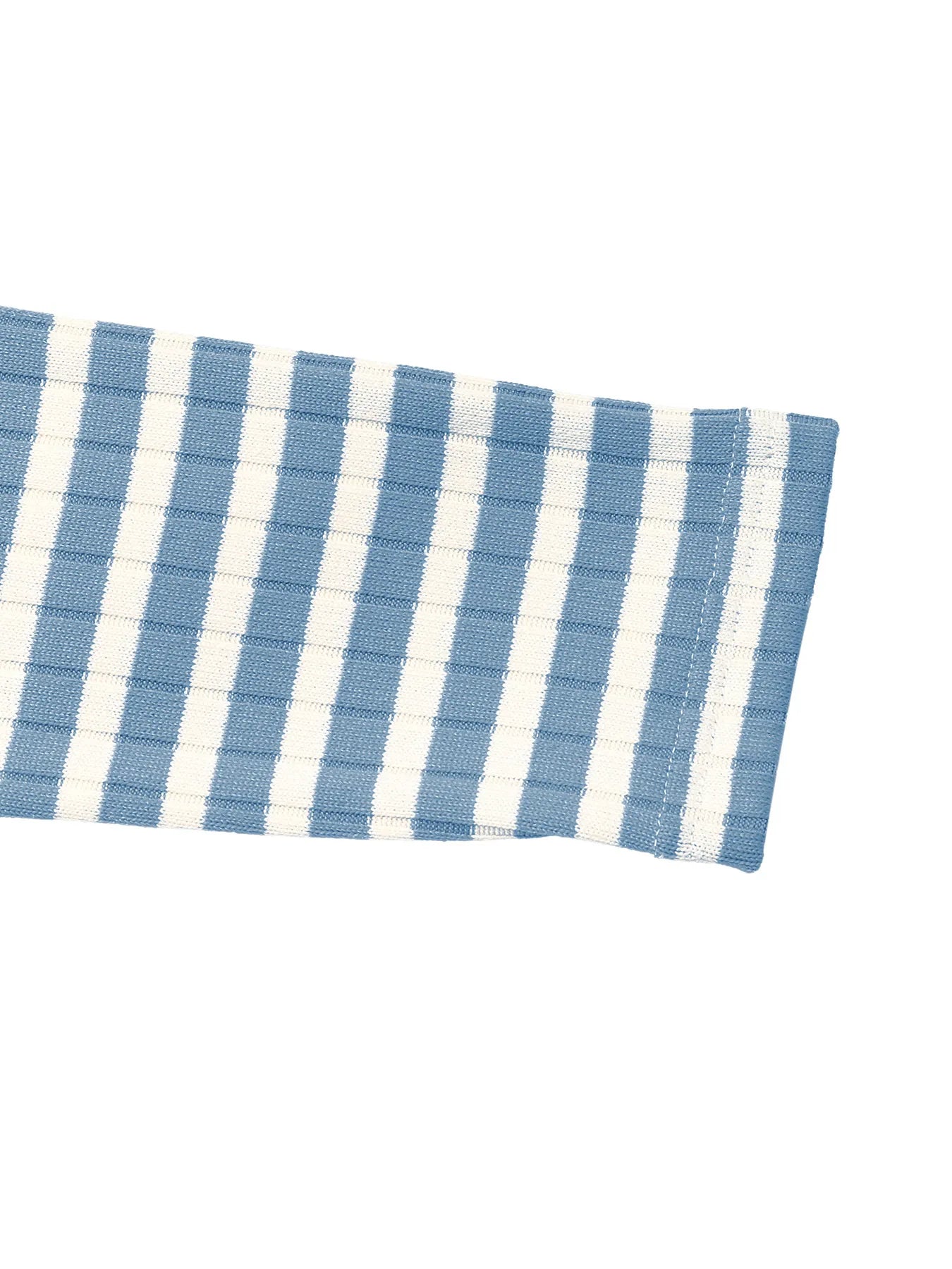 Striped Square Neck Top and Pants Lounge Set -