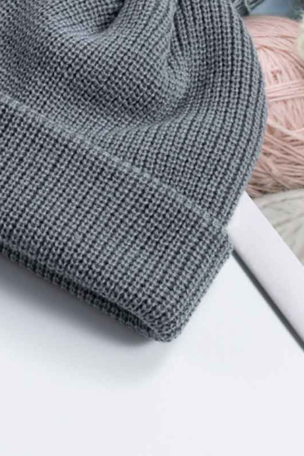 Cozy Rib-Knit Cuff Beanie -