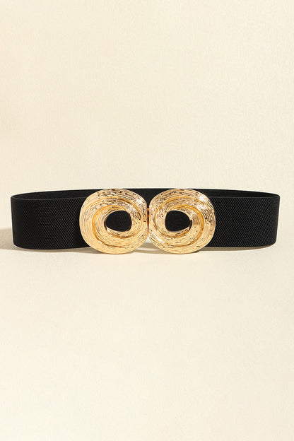 Zinc Alloy Belt - Black One Size