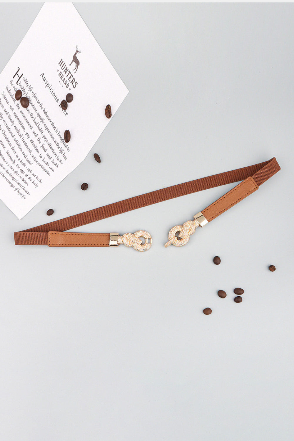 Buckle PU Leather Belt -