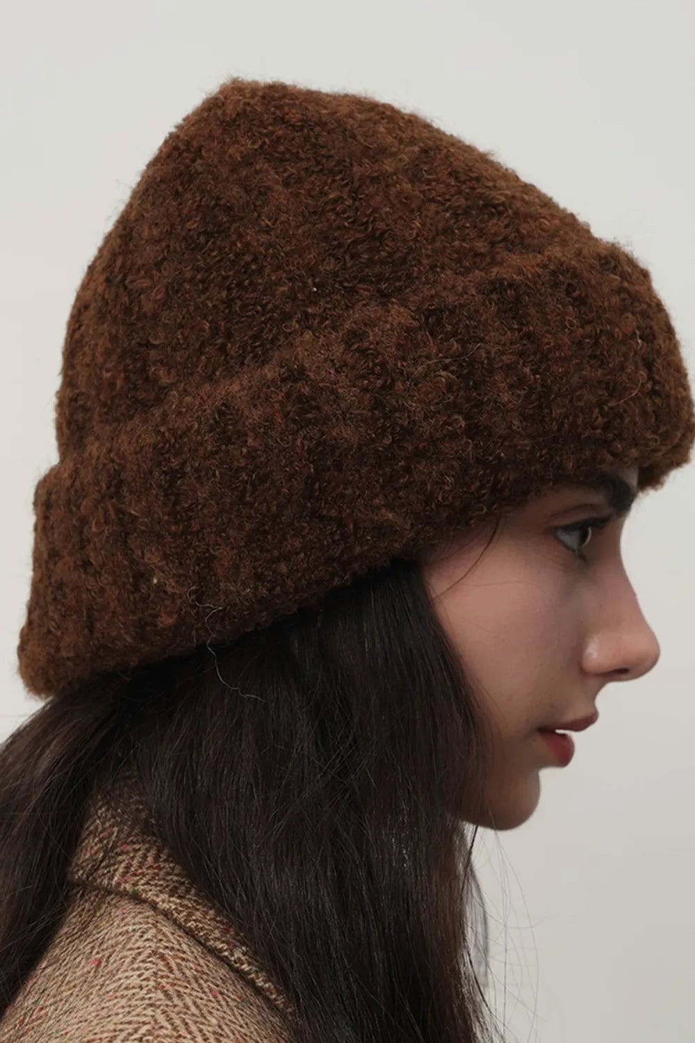 Solid Color Thermal Knit Hat -