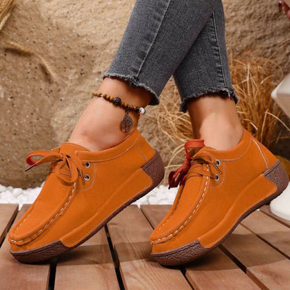 Lace-Up Casual Loafers -