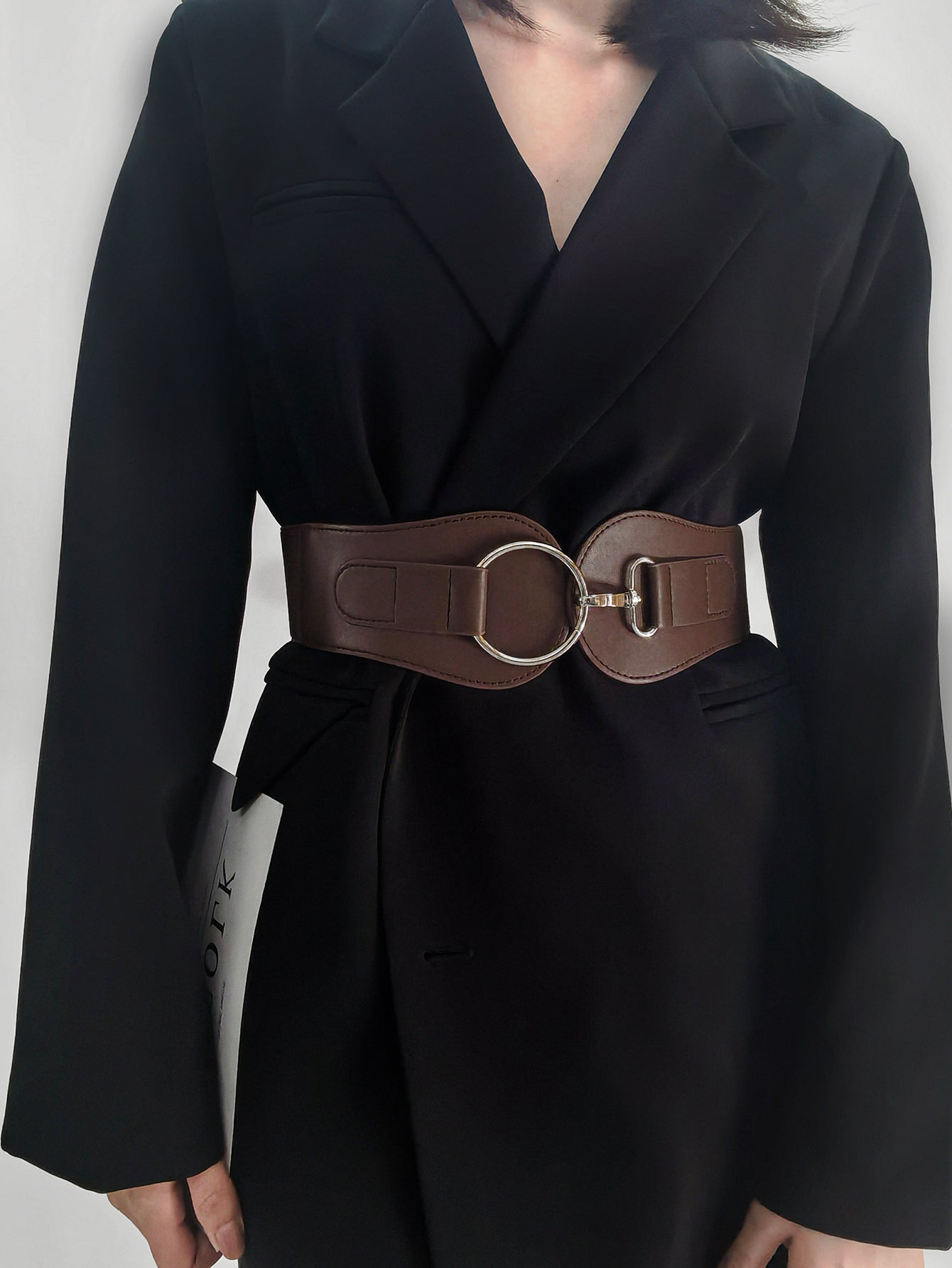PU Elastic Wide Belt -