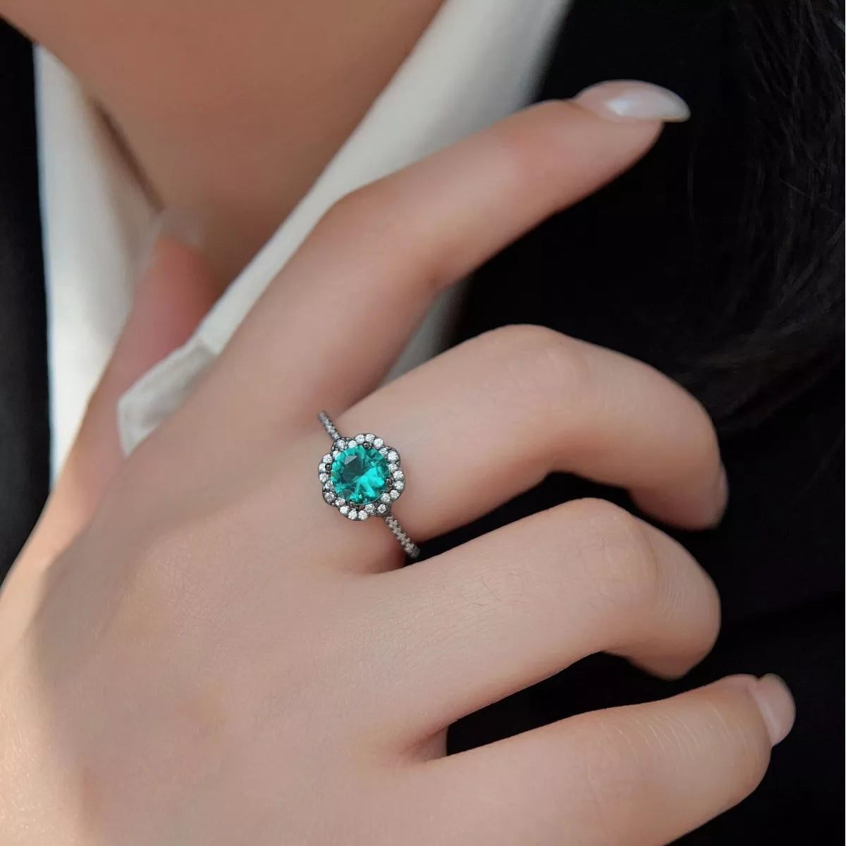 Zircon Minimalist Ring -