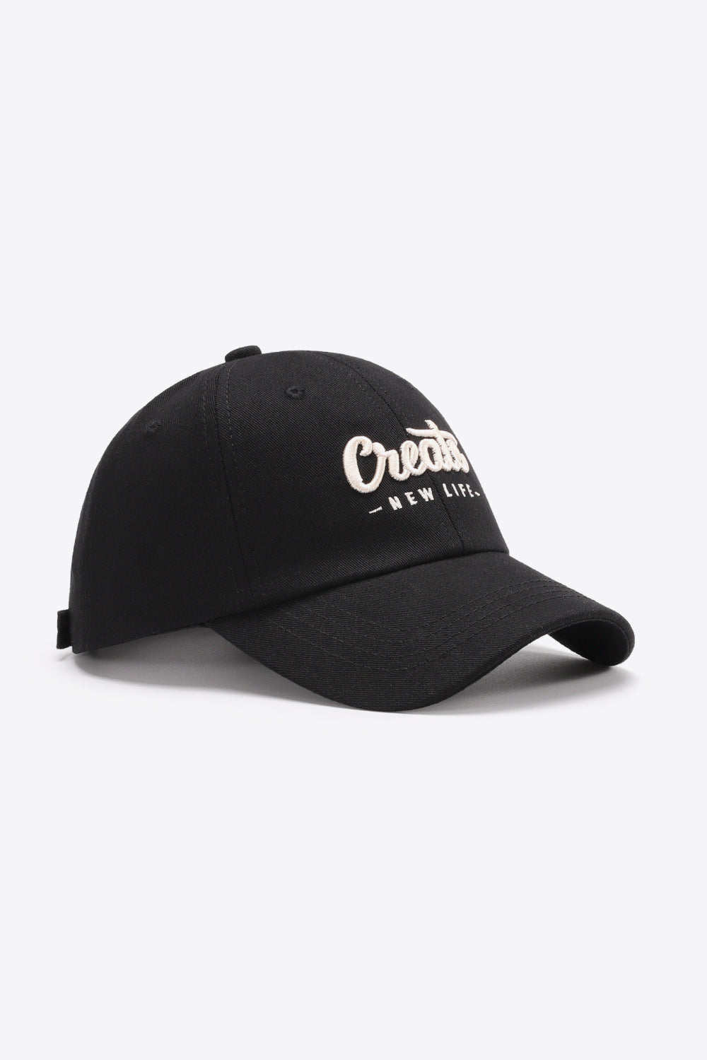 CREATE NEW LIFE Adjustable Cotton Baseball Cap -
