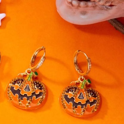Pumpkin Drop Earrings -
