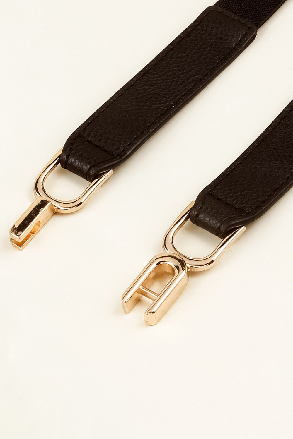 Alloy Buckle Elastic Belt -