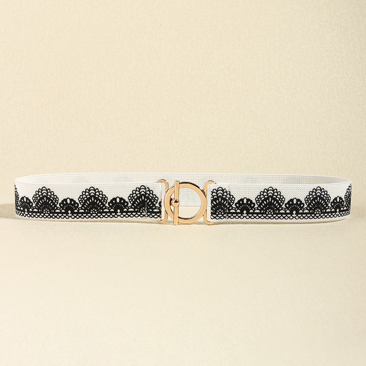 Toggle Clasp Elastic Belt -