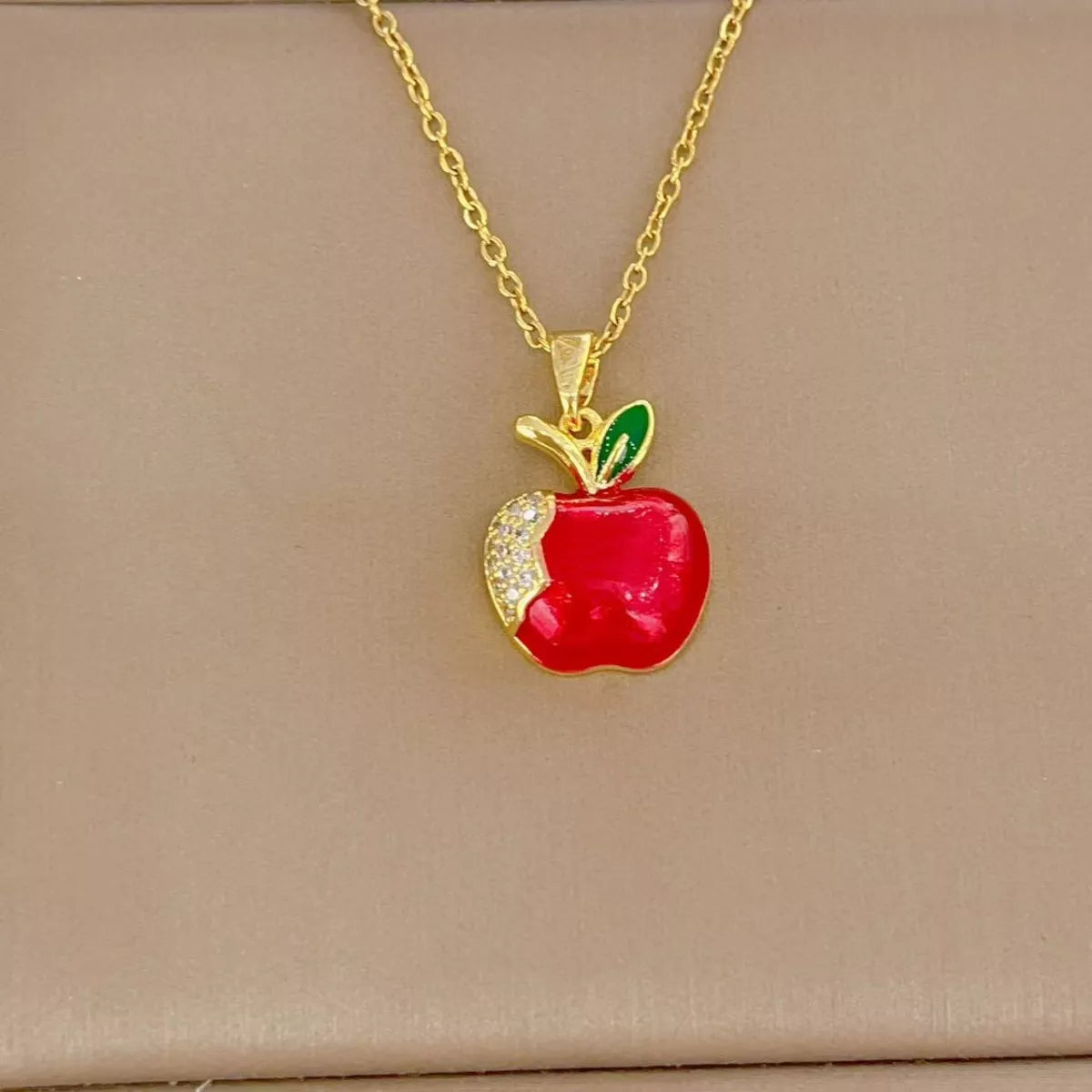 Apple Necklace -