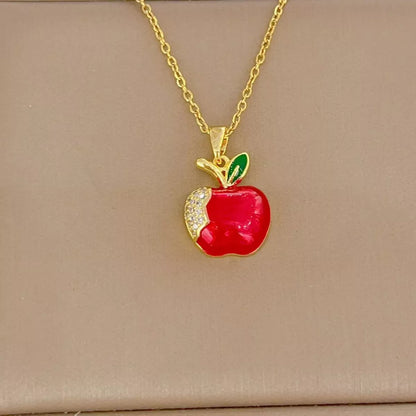 Apple Necklace -