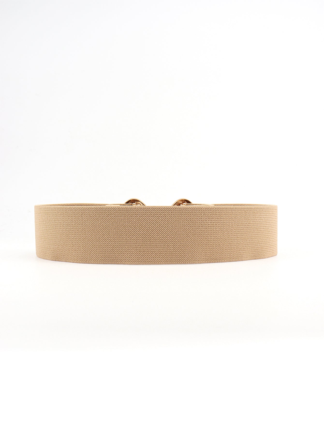 Geometric Buckle Elastic Wide Belt -