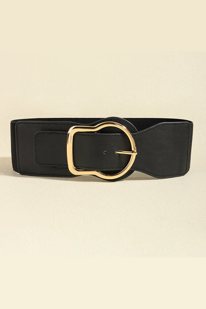 Zinc Alloy PU Leather Belt -