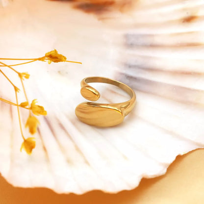 18K Gold-Plated Bypass Ring -