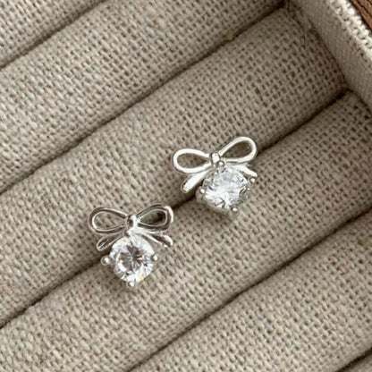 Bowknot Stud Earrings -