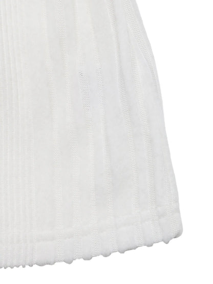 Off-Shoulder Ribbed Knit Top -