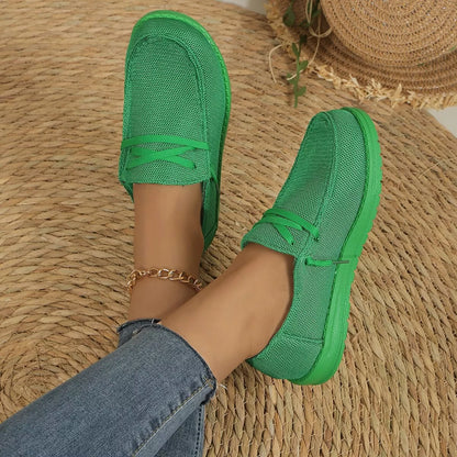 Round Toe Slip-Ons -