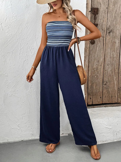 Tube Wide Leg Jumpsuit -
