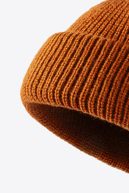 Calling For Winter Rib-Knit Beanie -