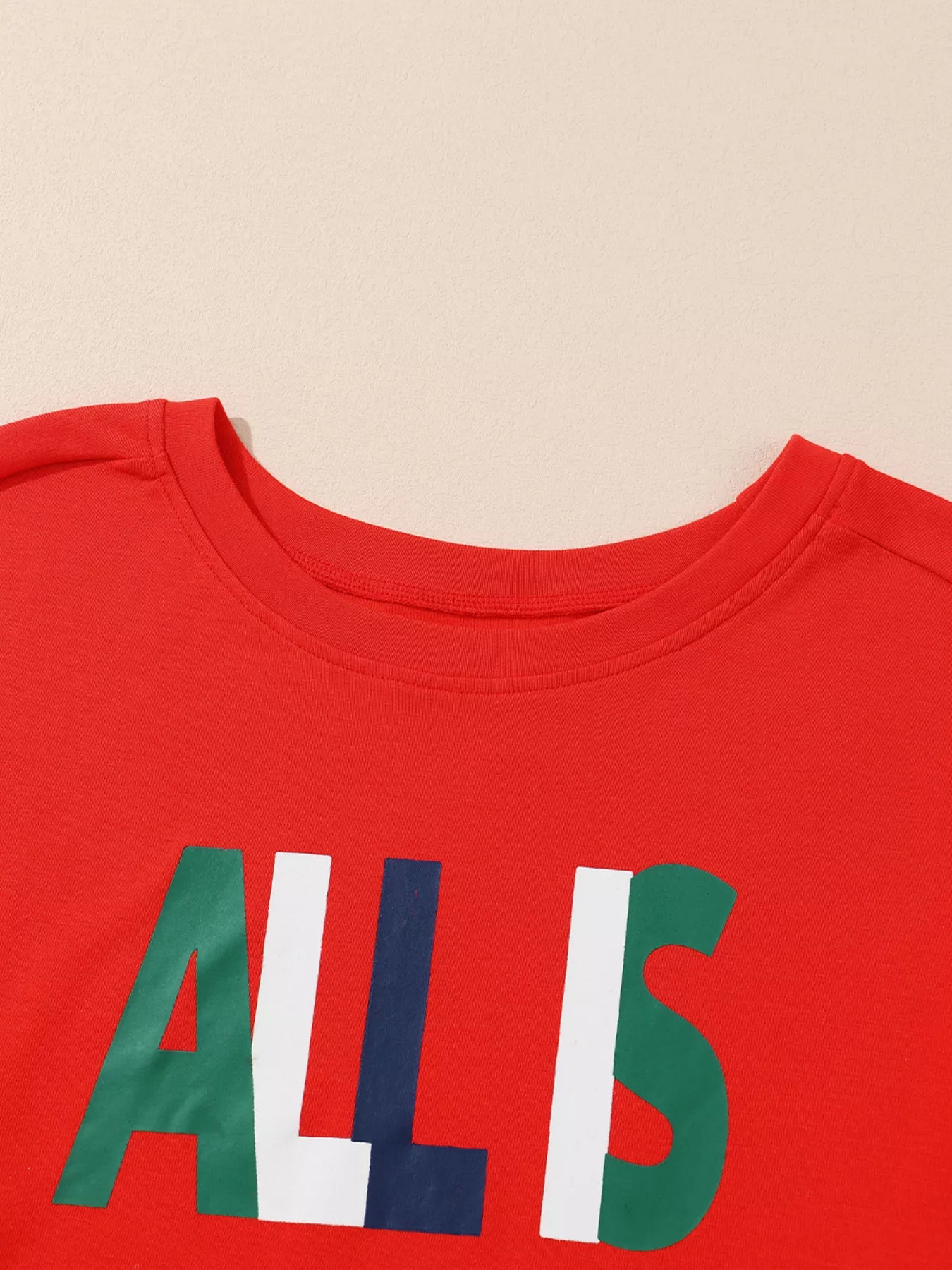 ALL IS BRIGHT Graphic Plaid Pajamas Set -
