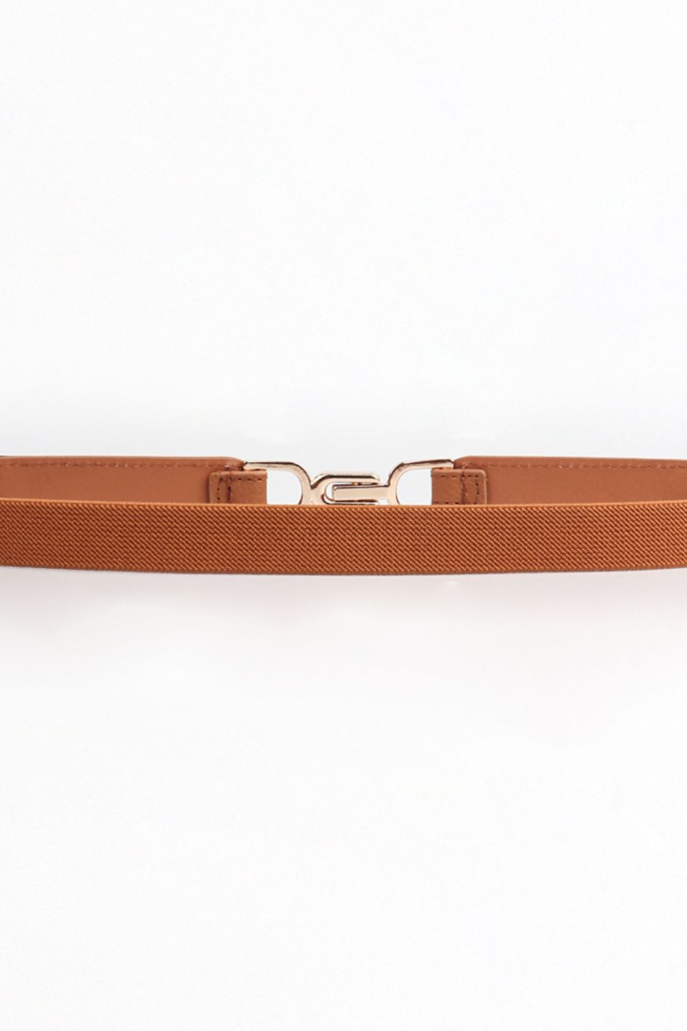 Alloy Buckle Elastic Belt -