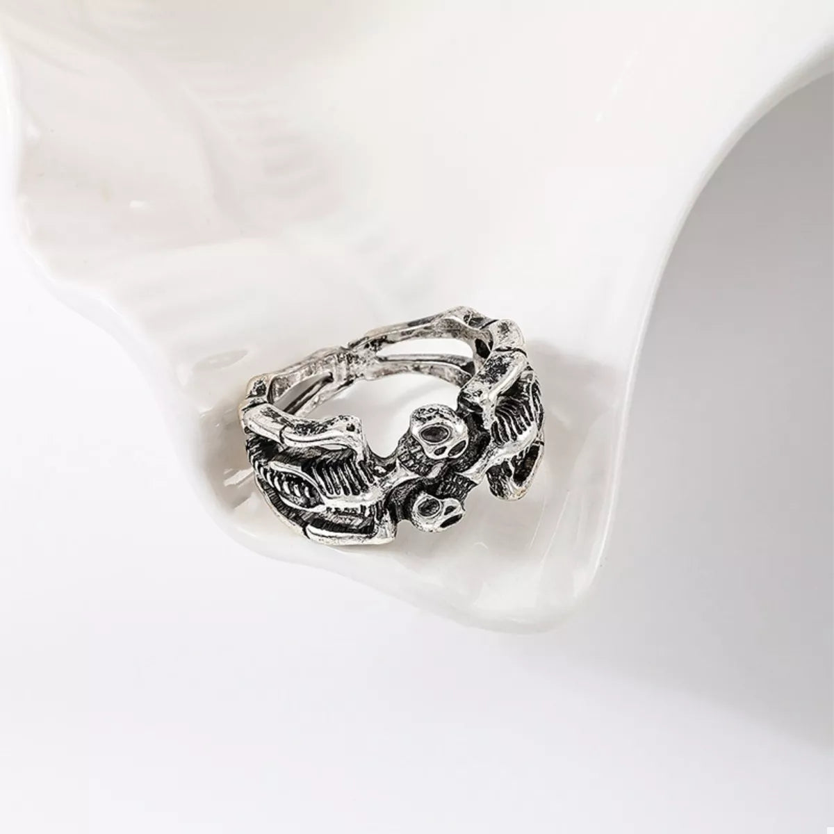 Halloween Skull Alloy Ring -