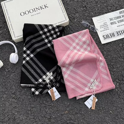 Classic Plaid Scarf -