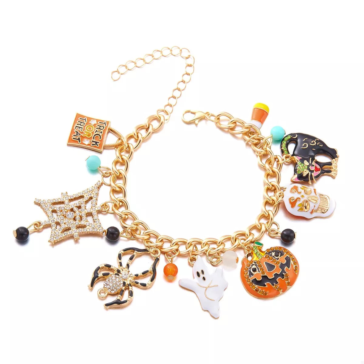 18K Gold-Plated Halloween Theme Bracelet -