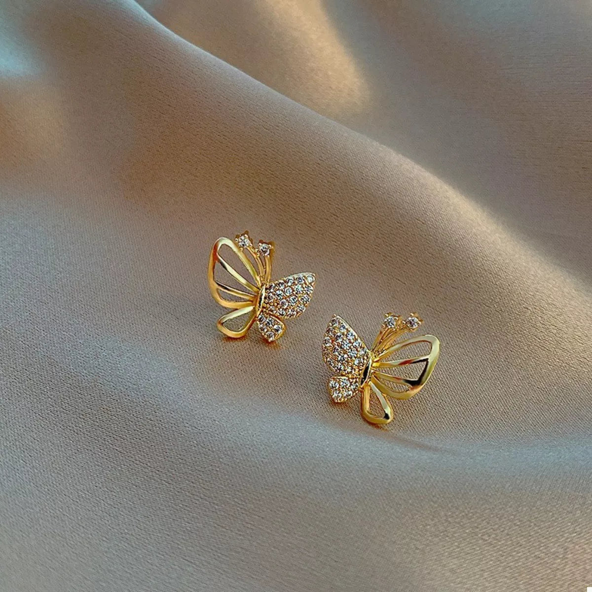 Butterfly Stud Earrings -