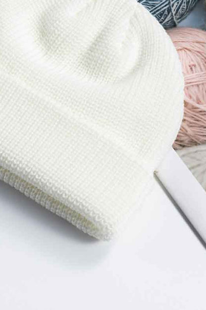 Cozy Rib-Knit Cuff Beanie -