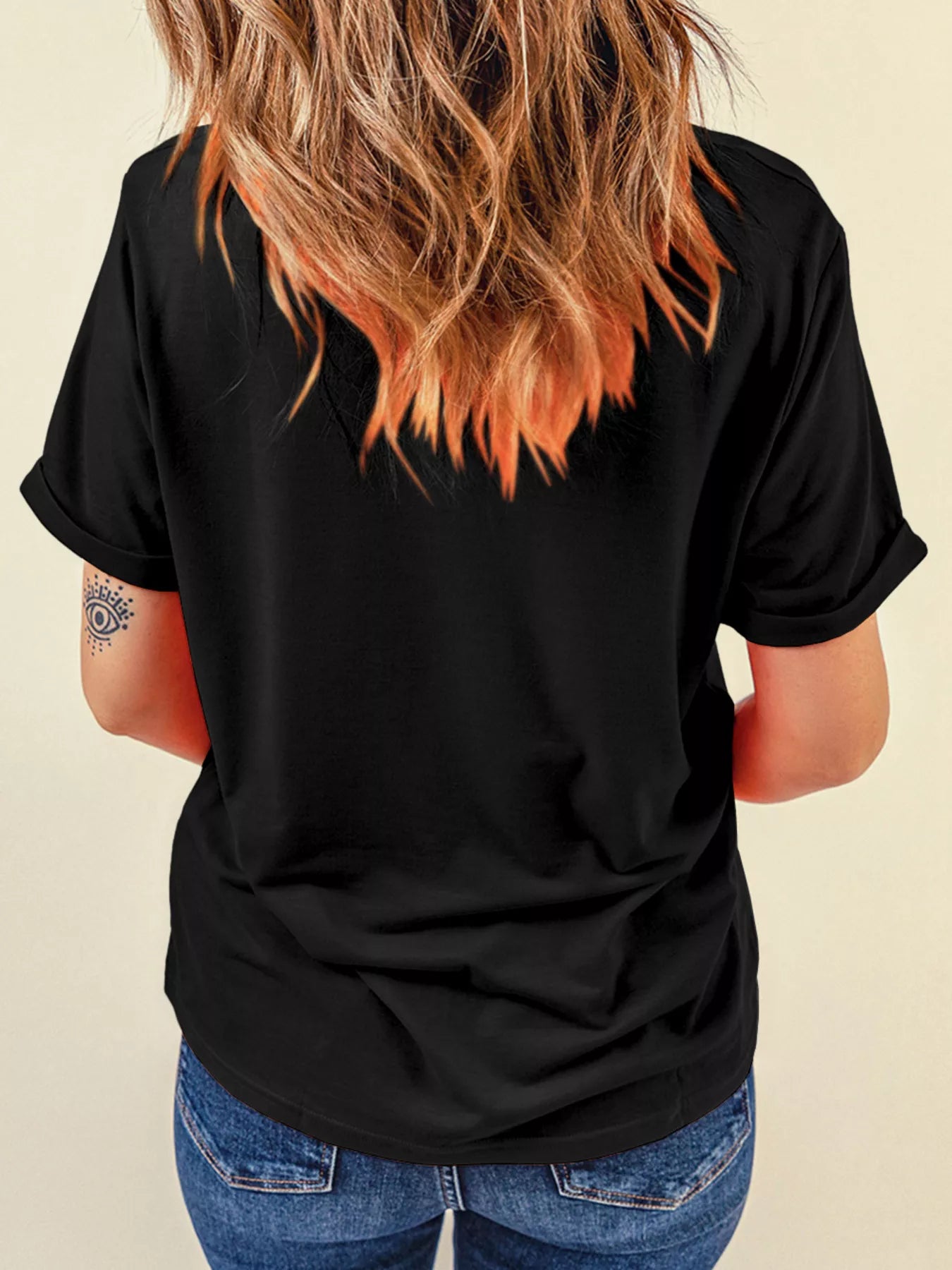 Ghost Bow Graphic Short Sleeve T-Shirt -