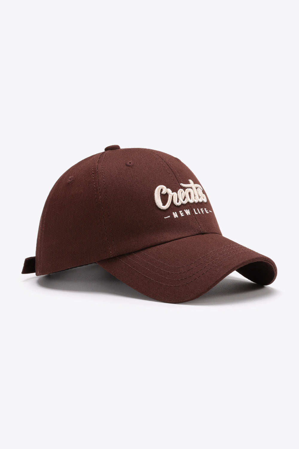 CREATE NEW LIFE Adjustable Cotton Baseball Cap -