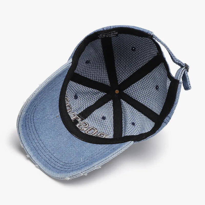 Letter Adjustable Cotton Baseball Cap -