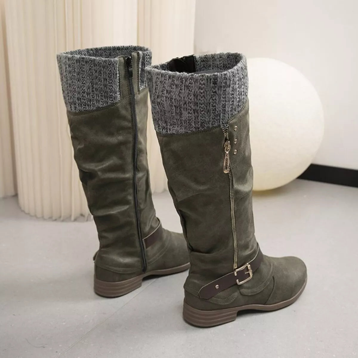 Knee High Slouch Boots -