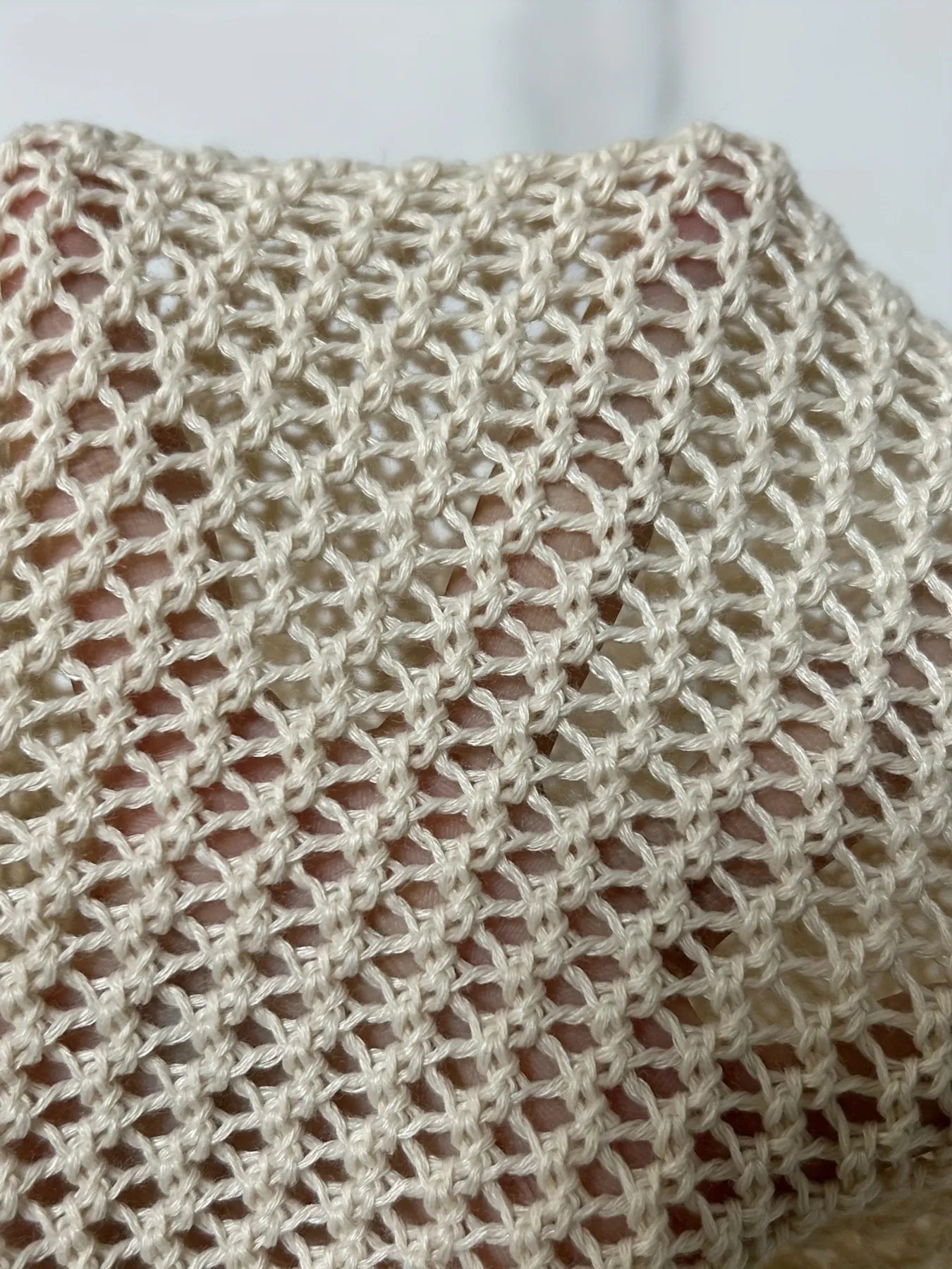 Relaxed Fit Round Neck Sweater - Apricot
