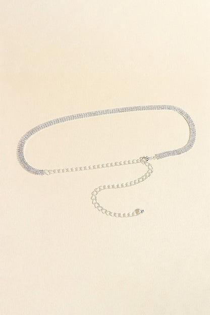 Rhinestones Alloy Belt -