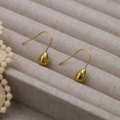 18K Gold-Plated Teardrop Earrings -