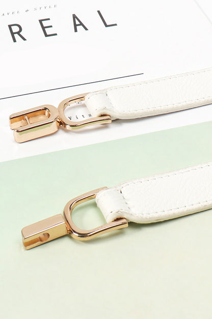 Alloy Buckle Elastic Belt -