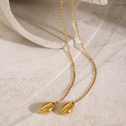 Gold-Plated Y-Shaped Necklace -