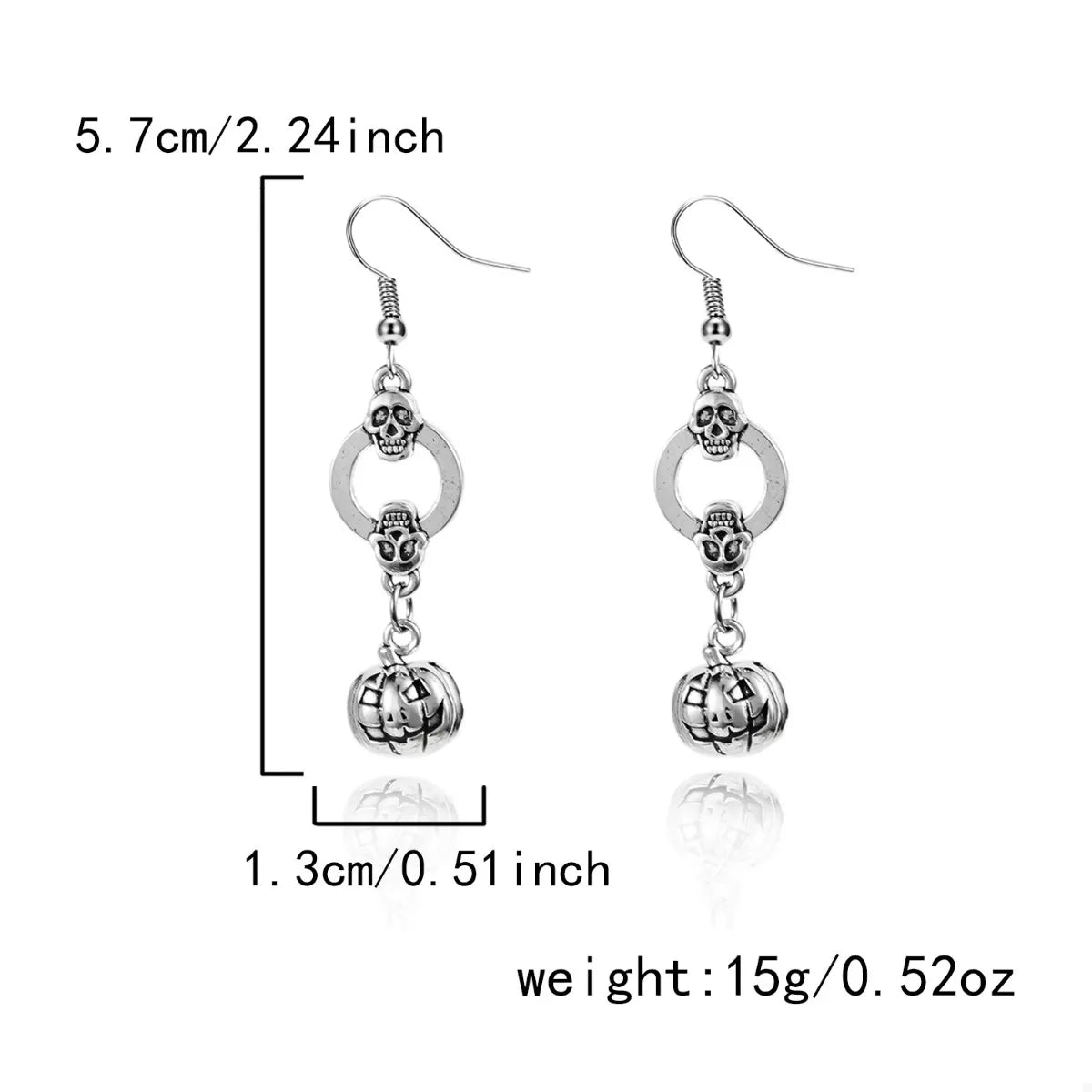 Halloween Pumpkin Dangle Earrings -