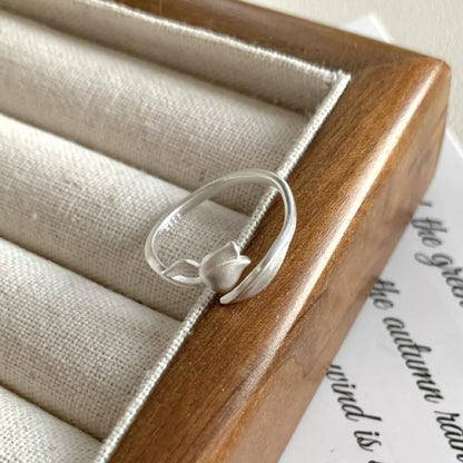 Flower Bypass Ring -