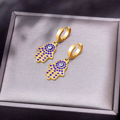 Gold-Plated Hand Charm Jewelry Set -