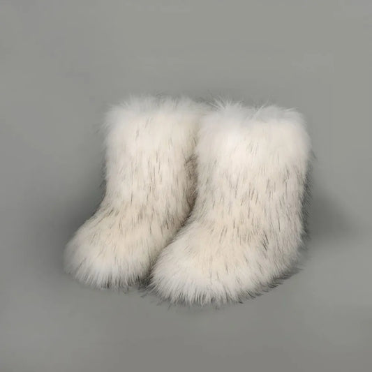 Thermal Fuzzy Platform Boots -