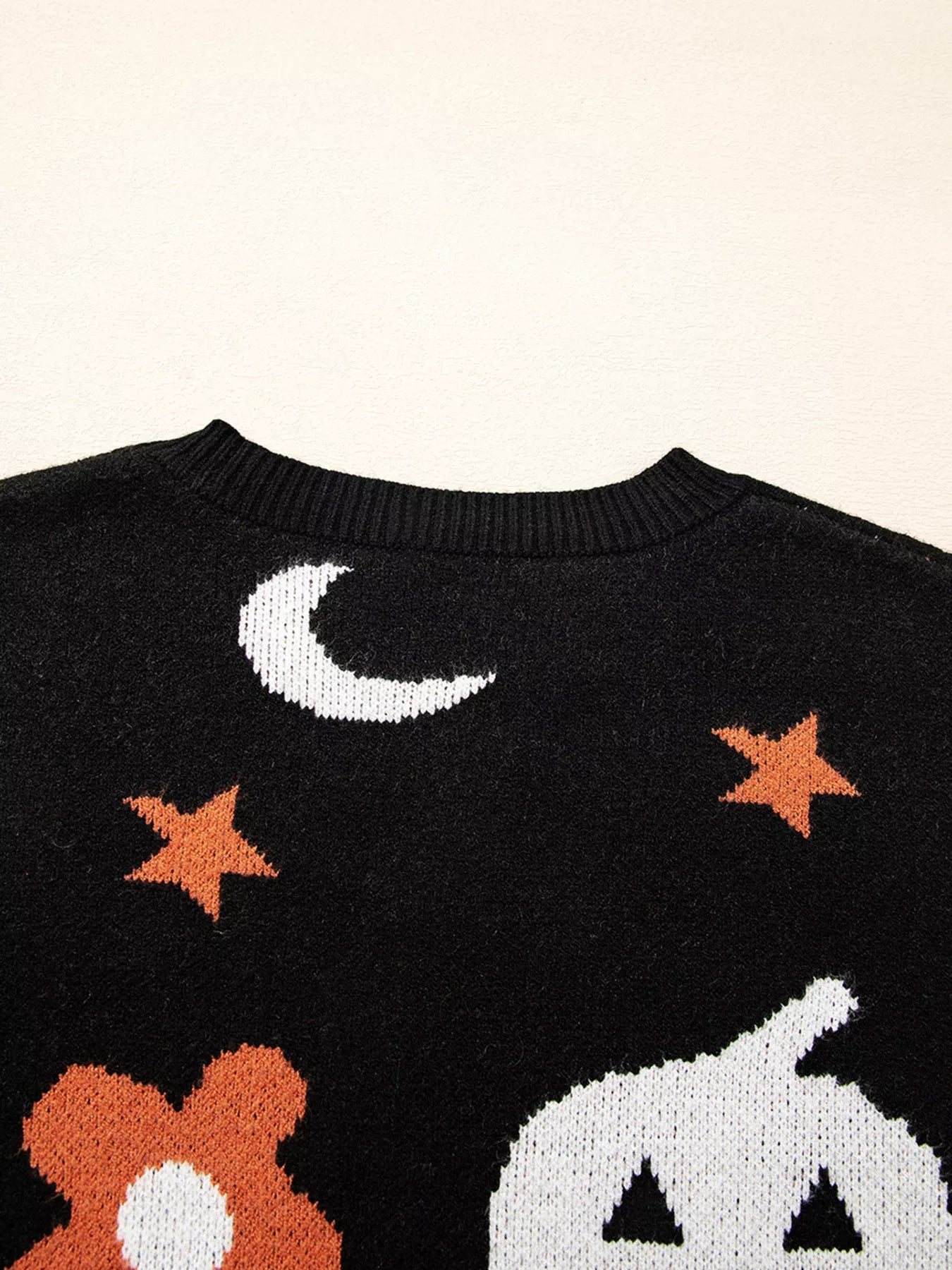 Gothic Pattern Long Sleeve Sweater -