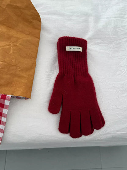 Warm Knitted Gloves -