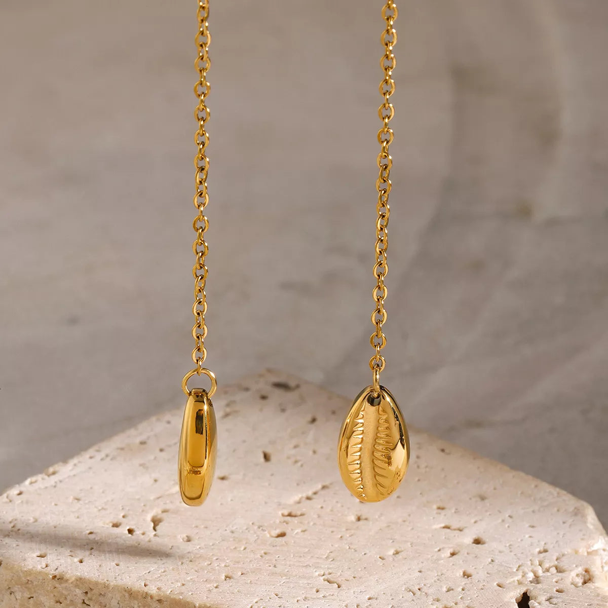 Gold-Plated Y-Shaped Necklace -