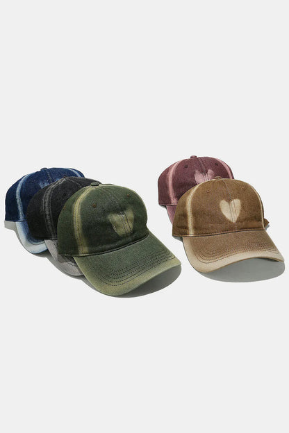Heart Cotton Baseball Cap -